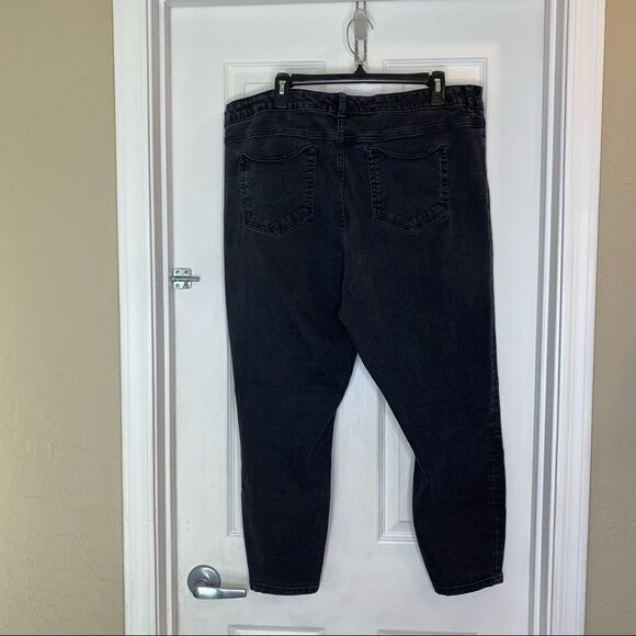 ASOS Denim Black Jeans Plus Size 18 - Picture 9 of 10